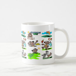 "ITIS GROUNDHOG DAY WIEDER! " KAFFEETASSE