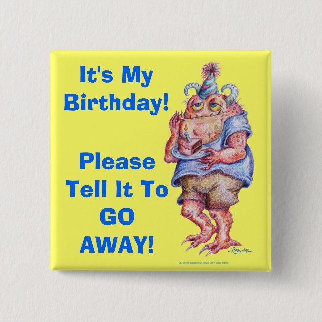 ITIS MEIN GEBURTSTAG! BUTTON (Vorderseite)