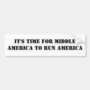 ITIS ZEIT, DAMIT MITTLERES AMERIKA AMERIKA LAUFEN AUTOAUFKLEBER