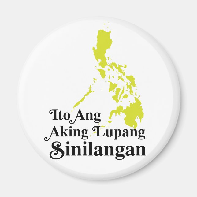 Ito Ang Aking Lupang Sinilangan - Philippinen Magnet (Vorne)