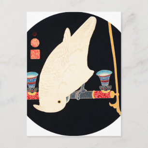 Ito Jakuchu A White Macaw Postkarte