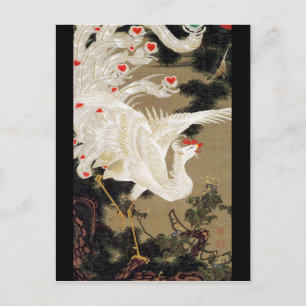Itoh Jakuchu 伊 藤 冲 若, 老 松 白 Postkarte