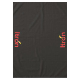 Itron Black Tablecloth 152 x 213 cm Tischdecke