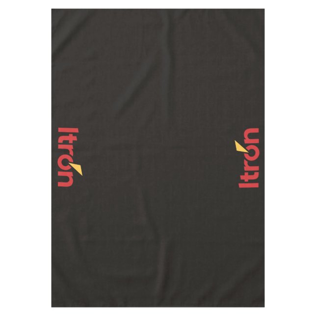 Itron Black Tablecloth 152 x 213 cm Tischdecke (Vorderseite)