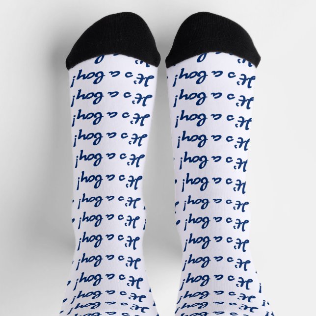 It's a Boy! Baby Gender Reveal Socken (Oben)