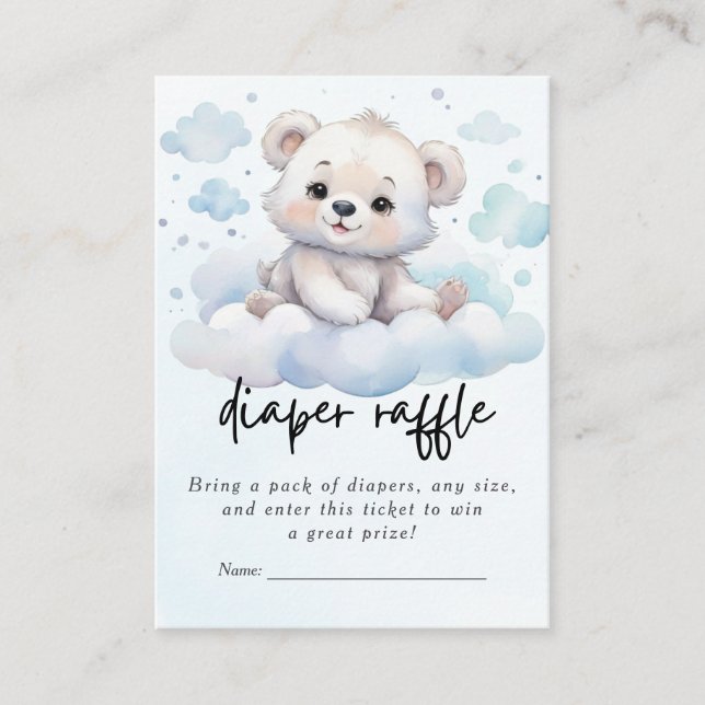 It's a boy bearly wait woodland baby bear shower  begleitkarte (Vorderseite)