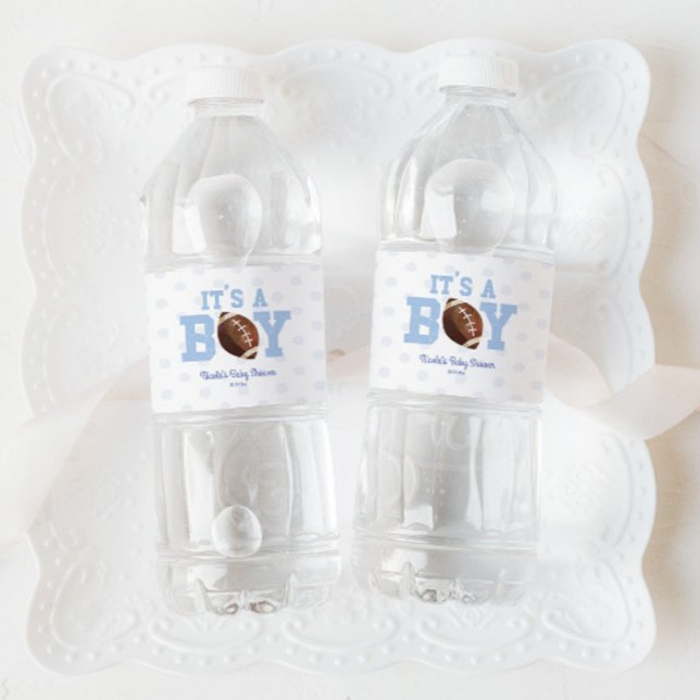 It's A Boy! Blue Football Baby Shower (Von Creator hochgeladen)