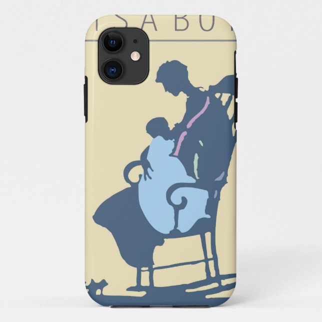 <It's a Boy> durch Steve-Bergmann Case-Mate iPhone Hülle (Rückseite)