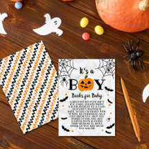 "It's A Boy" Kürbiskreifer Halloween Kinderduschbu