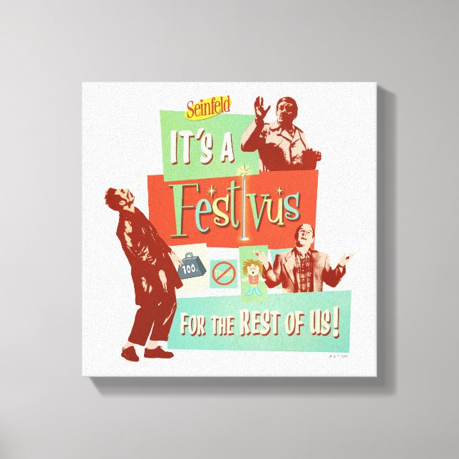 It's a Festivus for the Rest of Us Leinwanddruck (Vorderseite)