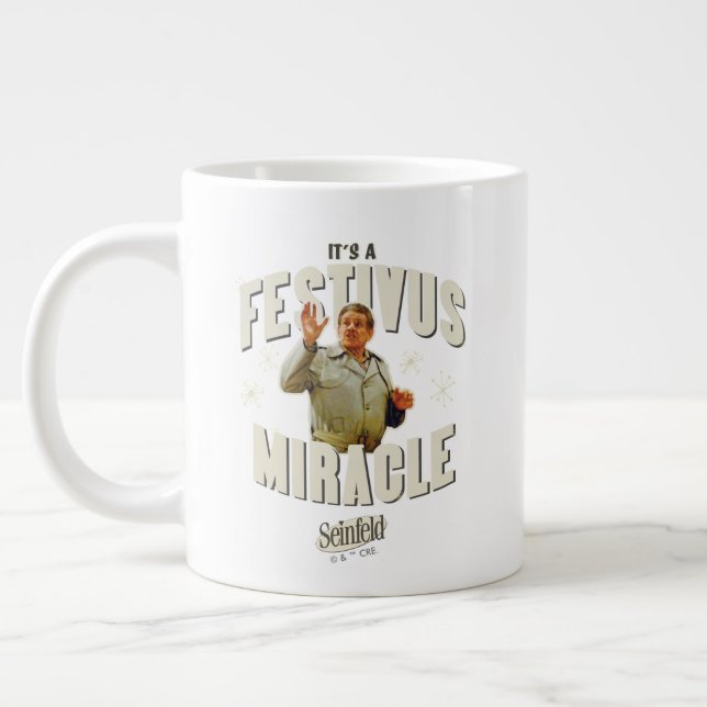 It's a Festivus Miracle Jumbo-Tasse (Links)