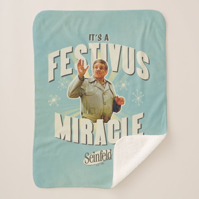 It's a Festivus Miracle Sherpadecke (Vorderseite)