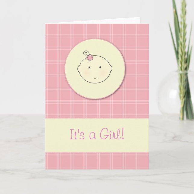 It's a Girl Ankündigung (Vorderseite)