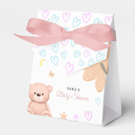 It's a Girl Cute Teddy Bear Baby Shower Cartoon Geschenkschachtel
