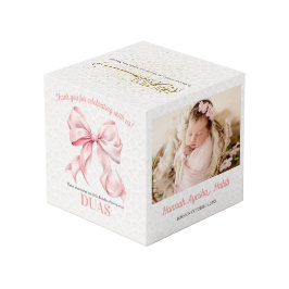It's a Girl Gift Photo Würfel