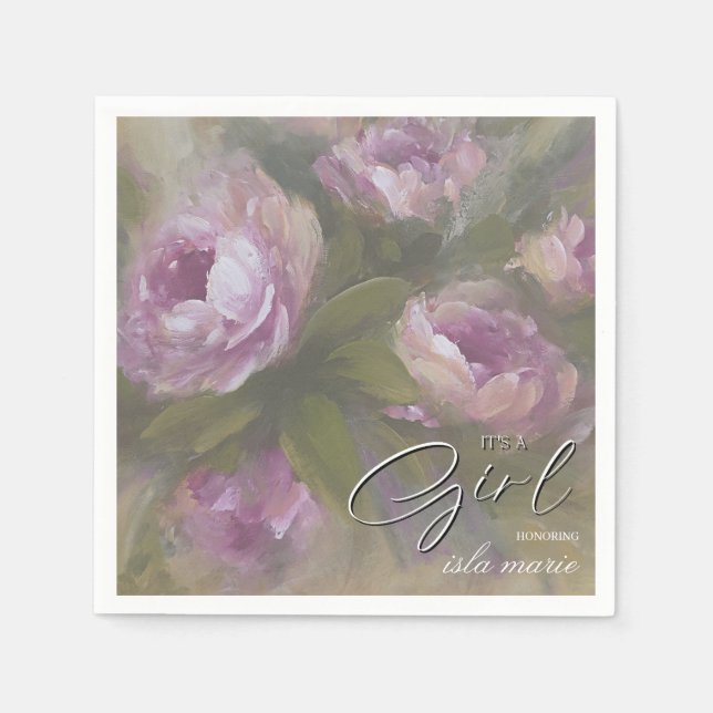 It's A Girl Serviette (Vorderseite)