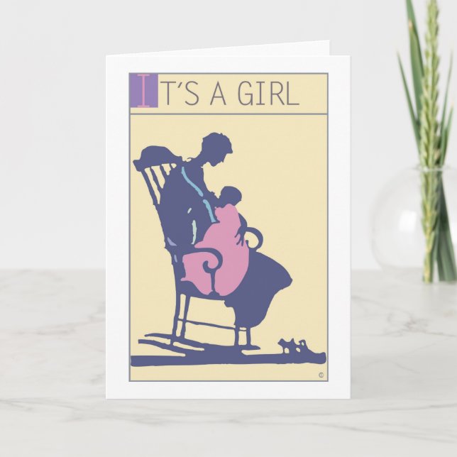 <It's a Girl>von Steve Collier Ankündigung (Vorderseite)