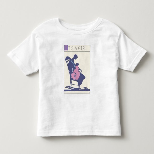 <It's a Girl>von Steve Collier Kleinkind T-shirt (Vorderseite)