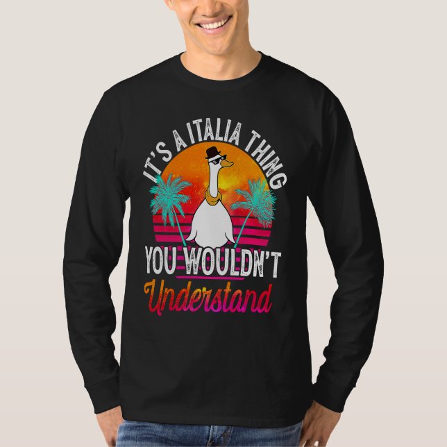 It's A Italia Thing You Wouldn't Understand  Itali T-Shirt (Vorderseite)