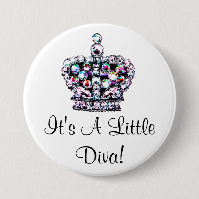 It's A Little Diva! Button (Vorderseite)