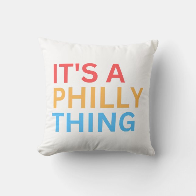 IT'S A PHILLY THING KISSEN (Vorderseite)