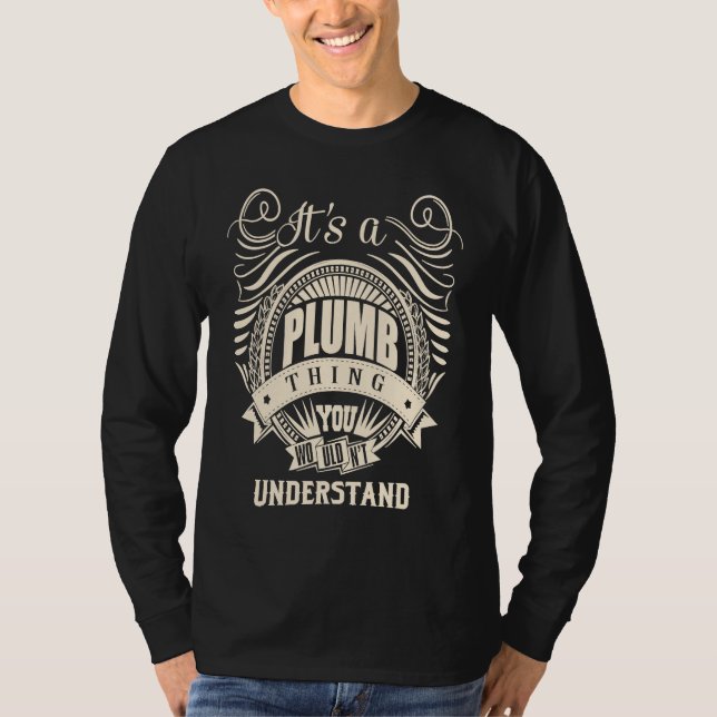 It's a PLUMB Thing T-Shirt (Vorderseite)