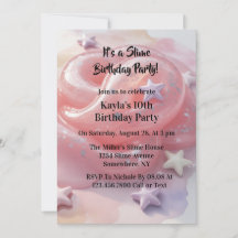 It's a Slime Birthday Party For Girl’s