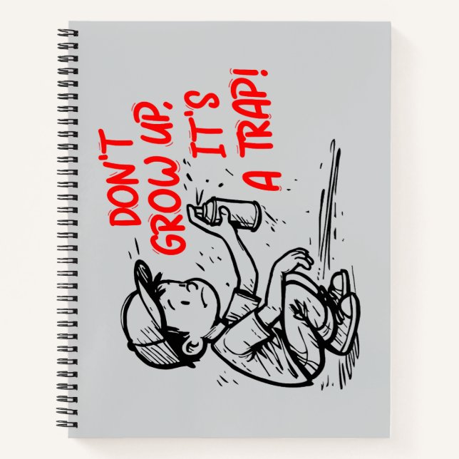 It's a trap notizbuch (Vorderseite)