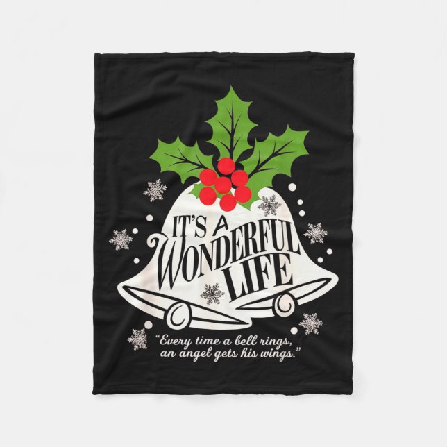 It's A Wonderful Life Everytime A Bell Rings Chris Fleecedecke (Vorderseite)