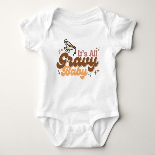 "It's All Gravy Baby" Baby Bodysuit Strampler (Vorderseite)