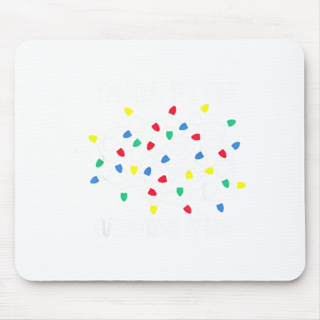 It's Fine I'm Fine Everything Is Fine Funny Christ Mousepad (Vorne)