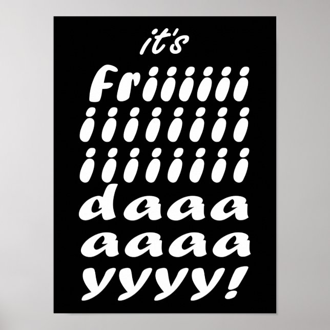 Its Friday Poster (Vorne)