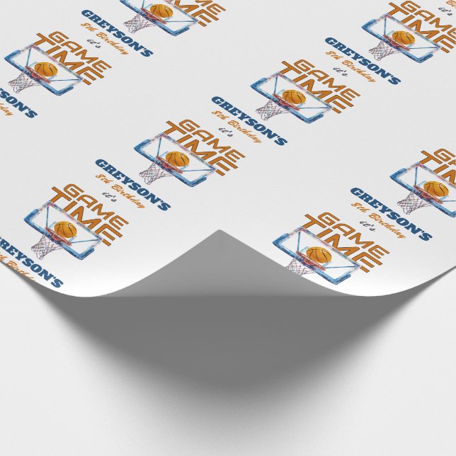 It's Game Time Any Age Birthday Geschenkpapier (Ecke)