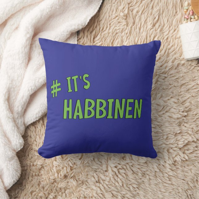 #It's Habbenin Kissen (Decke)