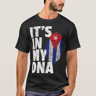 ITS IN MEIN DNA Kuba Flagge Prix National Roots T-Shirt