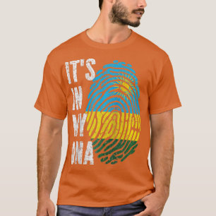 ITS IN MEIN DNA Ruanda Flag Ruanda Ruanda Ruanda R T-Shirt