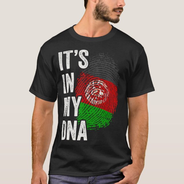 ITS IN MEINE DNA Afghanistan Flag Afghan Roots Pri T-Shirt (Vorderseite)