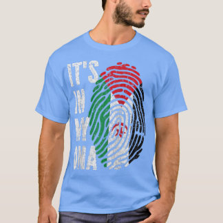 ITS IN MEINEM DNA-Western Sahara Flag Sahrawi Ragl T-Shirt
