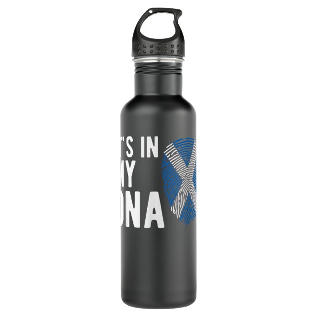 It's in my DNA Scotland Flag Scottish Gift  Edelstahlflasche (Vorderseite)