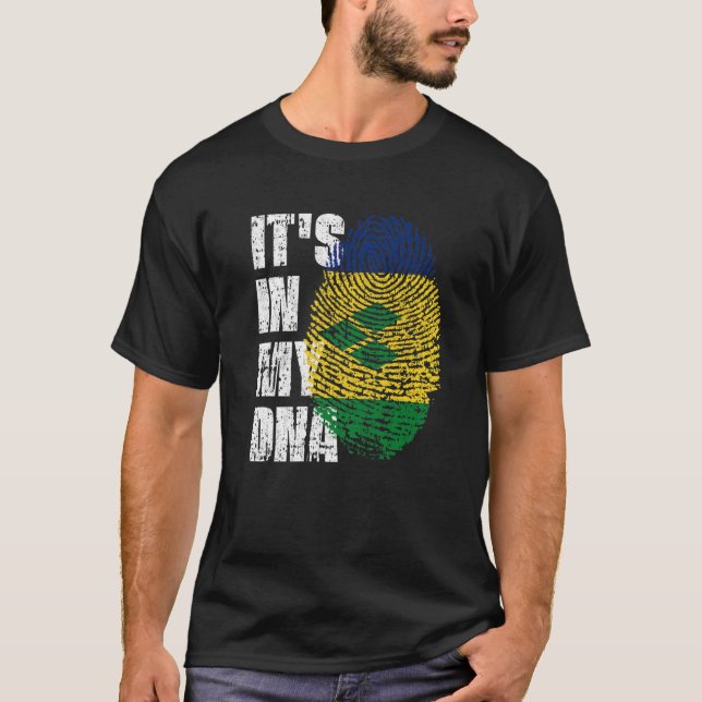 IT's IN MY DNA St. Vincent T-Shirt (Vorderseite)