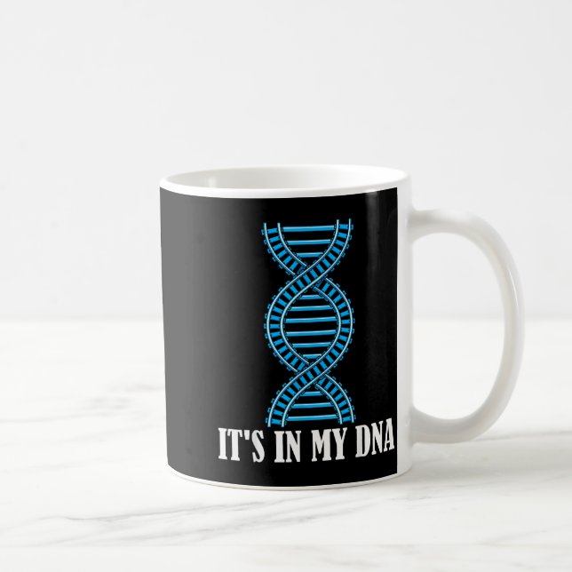 Its In My Dna Train Track Railfan Railroad Lover  Kaffeetasse (Rechts)