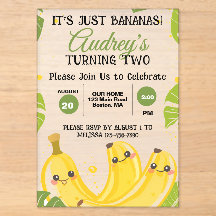 It's Just Bananas Any Age Birthday Party
