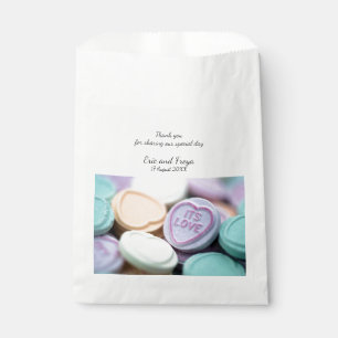 "It's Love" Love coeur doux Sacs Favor