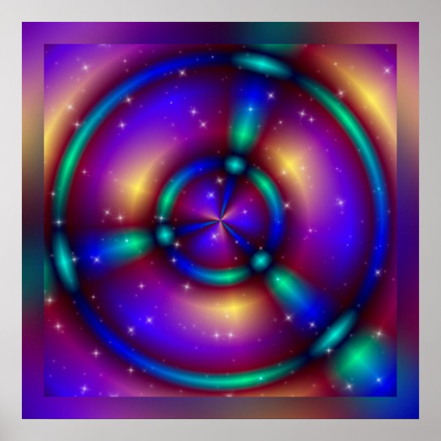 IT'S MAGIC Apopphysis Fractal + your idea Poster (Vorne)