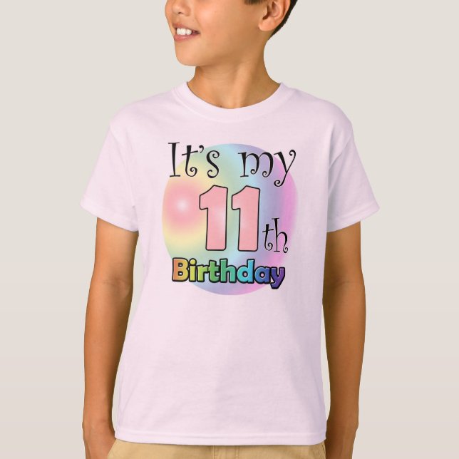 It's my 11th Birthday (girl) T-Shirt (Vorderseite)