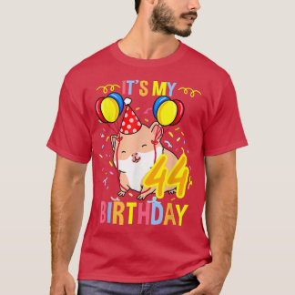 Its My 44th Birthday Guinea Pig T-Shirt