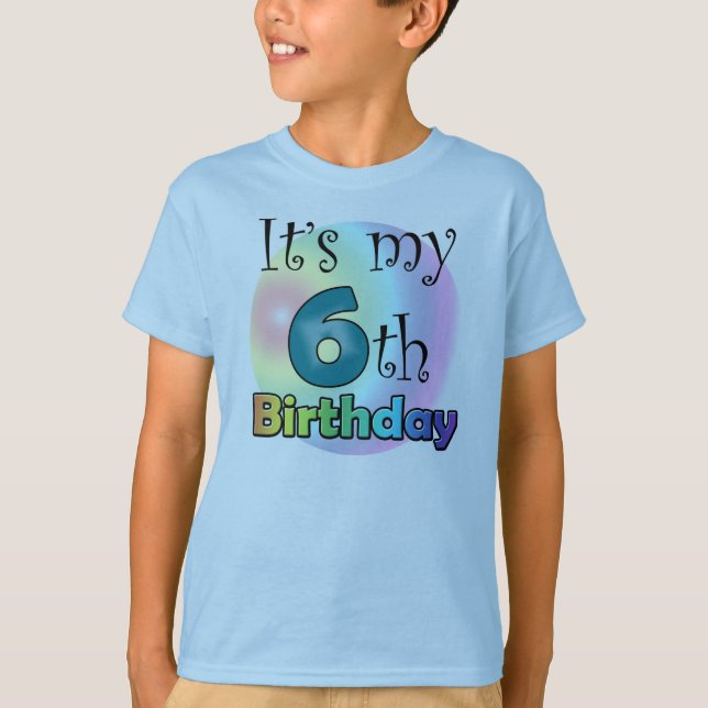 It's my 6th Birthday T-Shirt (Vorderseite)