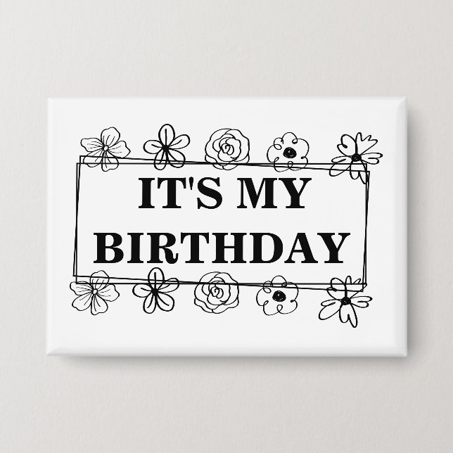It's my birthday button (Vorderseite)