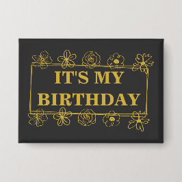 It's my birthday button