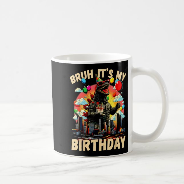 It's My Birthday Kaiju Birthday Party Japan Monste Kaffeetasse (Rechts)